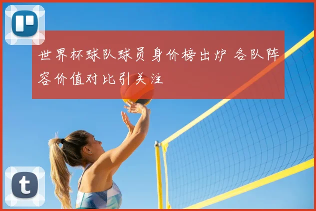 世界杯球队球员身价榜出炉 各队阵容价值对比引关注